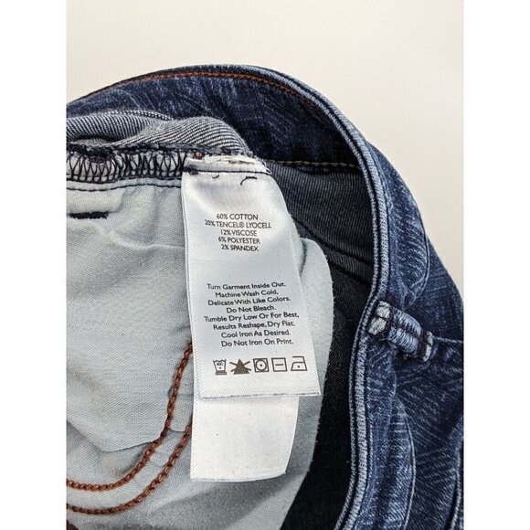 Eddie Bauer Slightyl Curvy Skinny Ankle Print Jeans Women's 4 (MEAS 27 X 26) - Picture 5 of 9